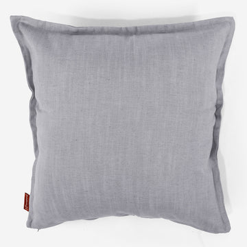 Extra Large Scatter Cushion Cover 70 x 70cm - Linen Look Silver 01