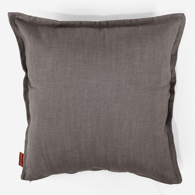 Extra Large Scatter Cushion Cover 70 x 70cm - Linen Look Slate Grey 01