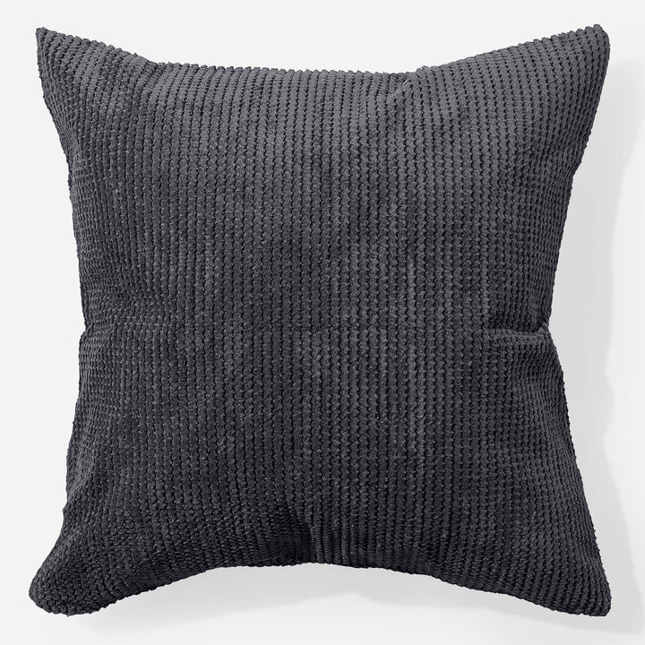 Extra Large Scatter Cushion Cover 70 x 70cm - Pom Pom Black 01