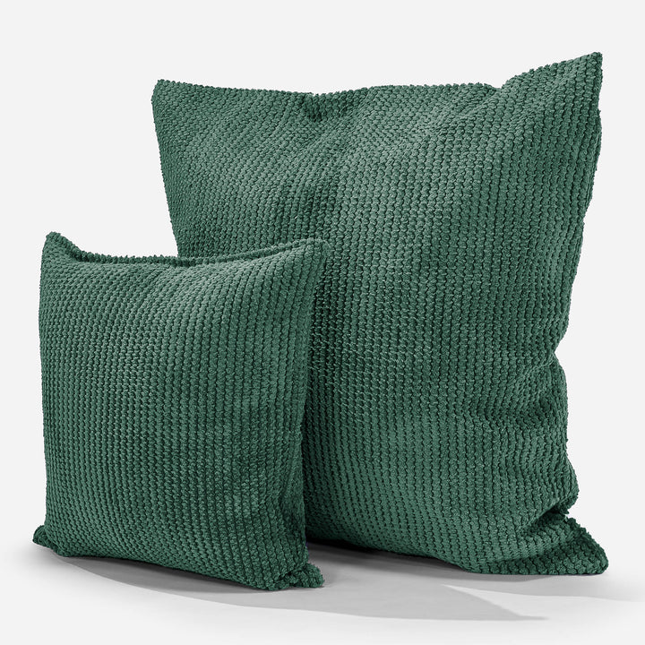 Extra Large Scatter Cushion Cover 70 x 70cm - Pom Pom Emerald Green 02