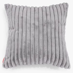 Extra Large Scatter Cushion Cover 70 x 70cm - Ultra Plush Cord Grey