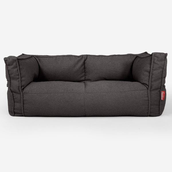 The 2 Seater Albert Sofa Bean Bag Replacement Cover - Boucle 01