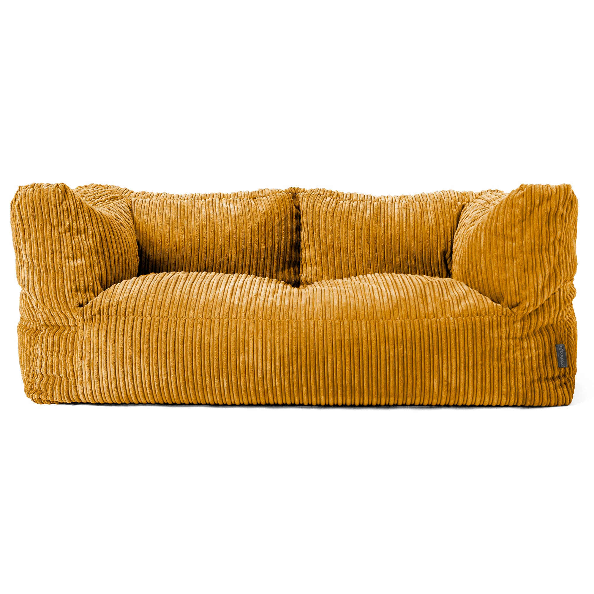 Lounge Pug Giant 2 Seater Bean Bag Sofa Cord Mink Albert Beanbag