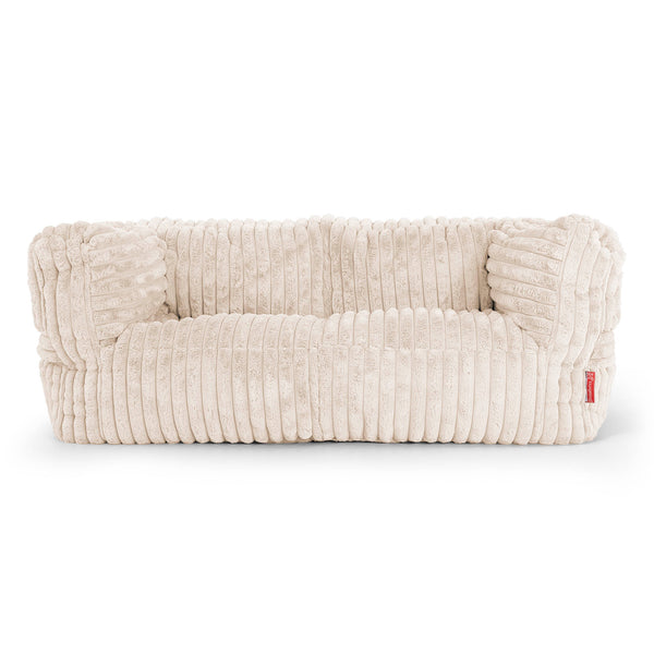 The 2 Seater Albert Sofa Bean Bag Replacement Cover - Ultra Plush Cord 01