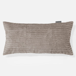 XL Rectangular Support Cushion Cover 40 x 70cm - Cord Dovetail Grey
