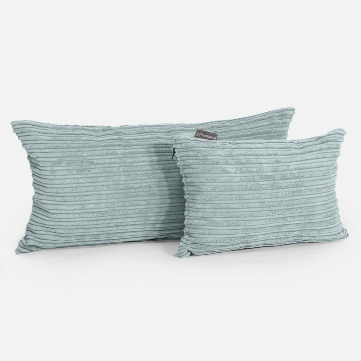 XL Rectangular Support Cushion Cover 40 x 70cm - Cord Mint Green 03