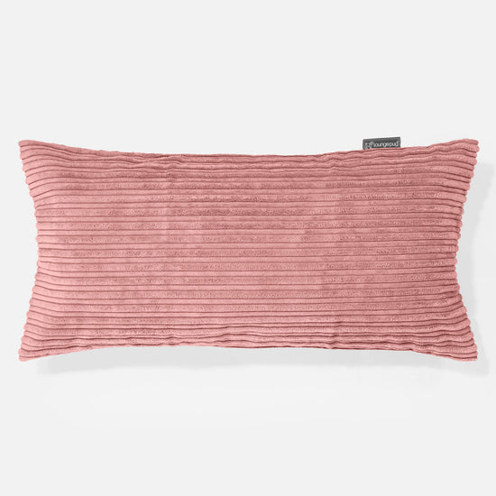 XL Rectangular Support Cushion Cover 40 x 70cm - Cord Peach 01