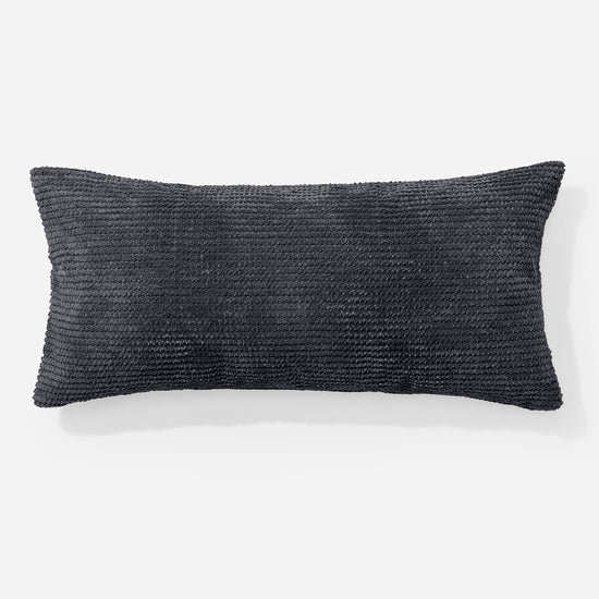 XL Rectangular Support Cushion Cover 40 x 70cm - Pom Pom Black 01
