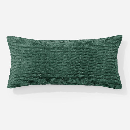 XL Rectangular Support Cushion Cover 40 x 70cm - Pom Pom Emerald Green 01