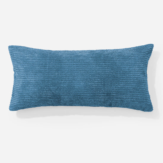 XL Rectangular Support Cushion Cover 40 x 70cm - Pom Pom Sky Blue 01