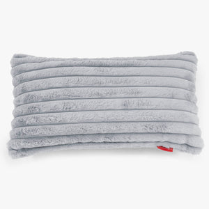 XL Rectangular Support Cushion Cover 40 x 70cm - Ultra Plush Cord Duck Egg Blue