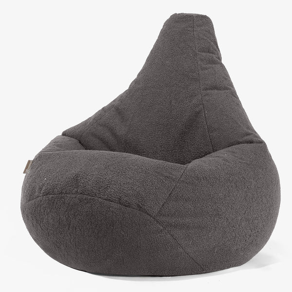 highback-bean-bag-chair-boucle-graphite-grey 01