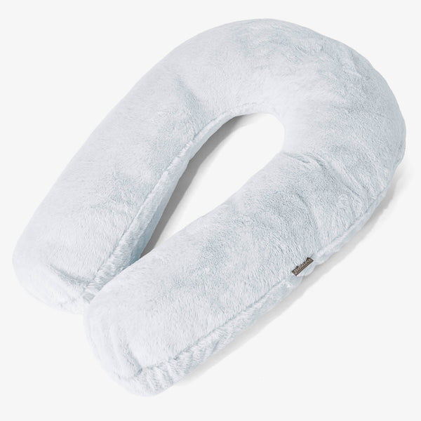 Hug Pillow Replacement Cover - Fluffy Faux Fur Rabbit 01