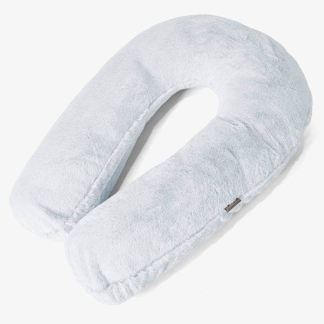 Hug Pillow Replacement Cover - Fluffy Faux Fur Rabbit 01