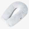 Hug Pillow - Fluffy Faux Fur Rabbit Dusty Blue 01