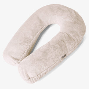 Hug Pillow - Fluffy Faux Fur Rabbit Golden Brown