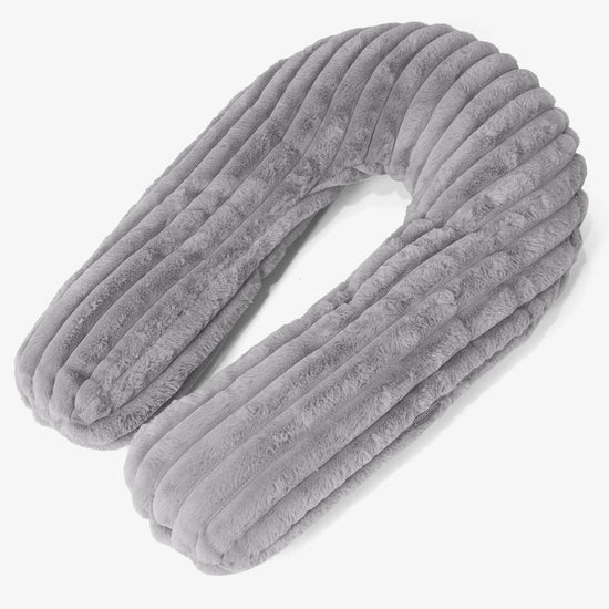 Hug Pillow - Ultra Plush Cord Grey 01