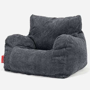 Josephine Bean Bag Armchair - Pom Pom Black