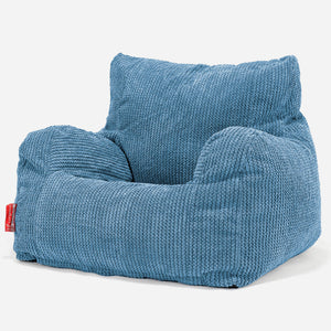 Josephine Bean Bag Armchair - Pom Pom Sky Blue