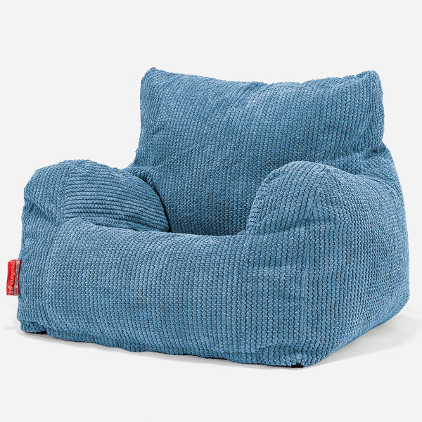 Josephine Bean Bag Armchair - Pom Pom Sky Blue 01