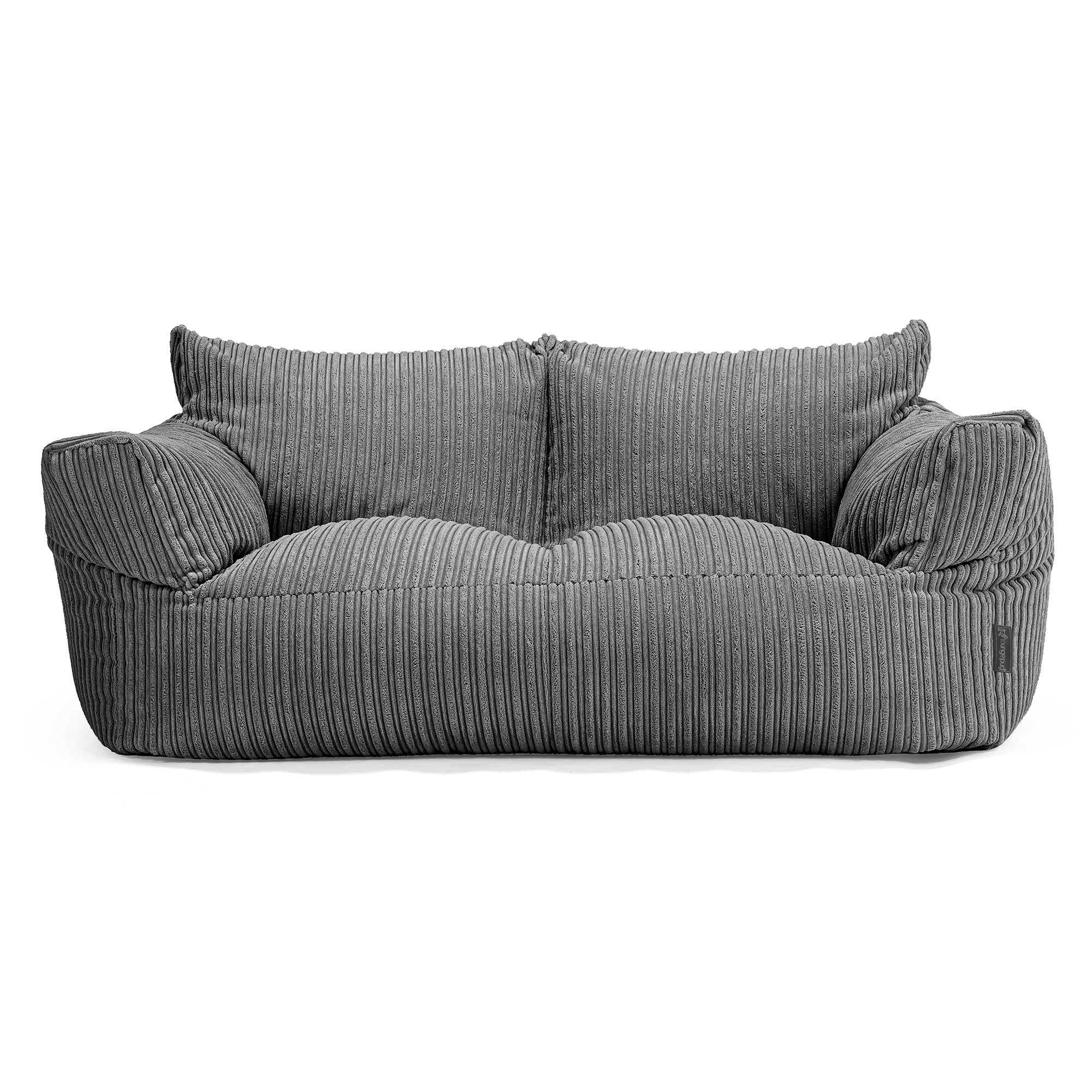 Lounge Pug Josephine Bean Bag Sofa Cord Aegean Blue Beanbag Couch