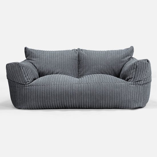 Josephine Sofa Bean Bag - Cord Slate Grey 02