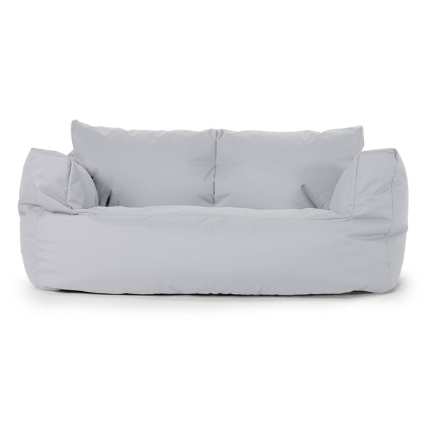 Josephine Sofa Bean Bag - Outdoor Easy Care Silver Grey 01