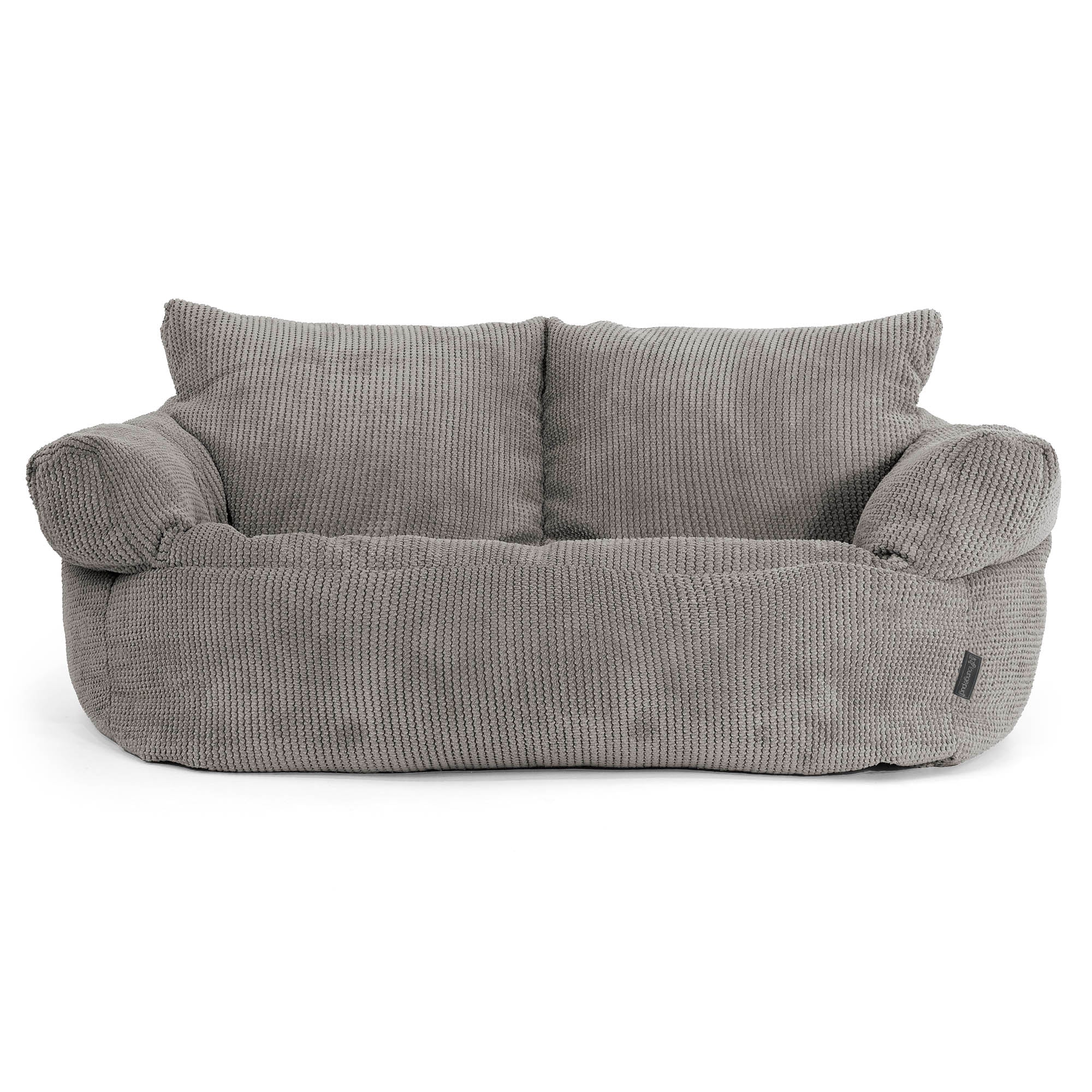 Lounge Pug Josephine Bean Bag Sofa Cord Graphite Grey Beanbag