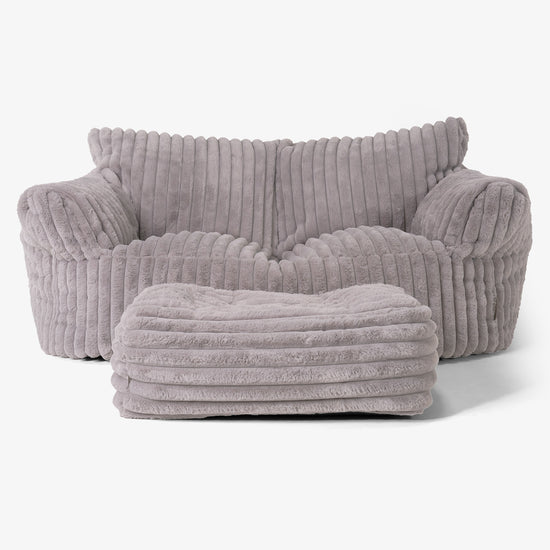 Josephine Sofa Bean Bag - Ultra Plush Cord Minky 02