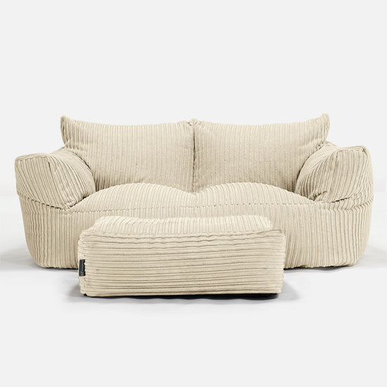 Josephine Sofa Bean Bag - Cord Cream 02