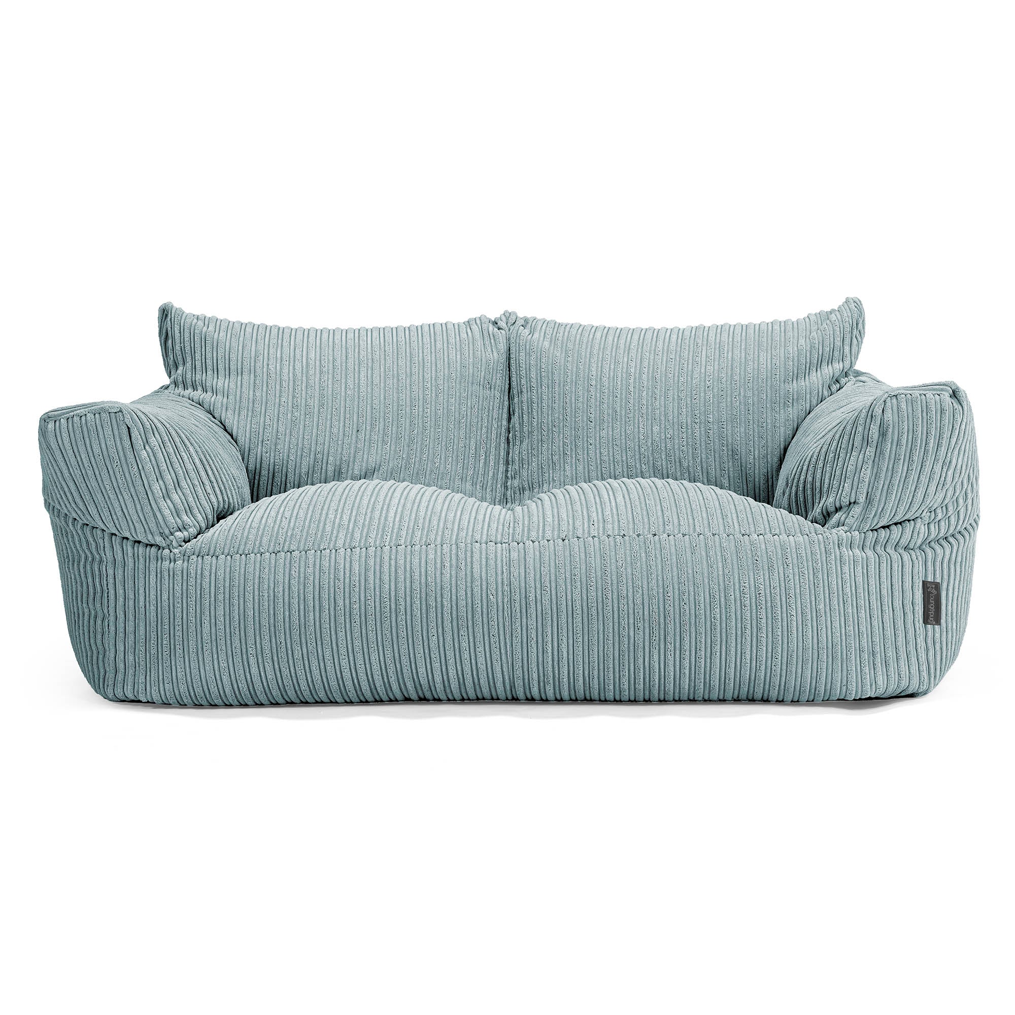 Lounge Pug Josephine Bean Bag Sofa Cord Baby Blue Beanbag Couch