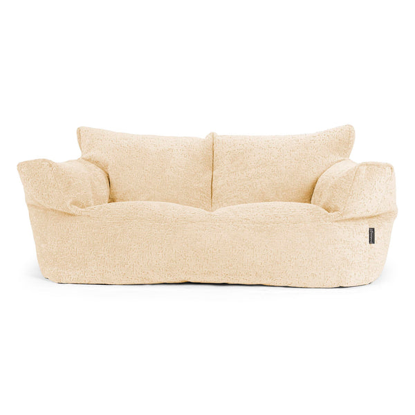 Josephine Sofa Bean Bag - Luxe Chenille Ivory 01