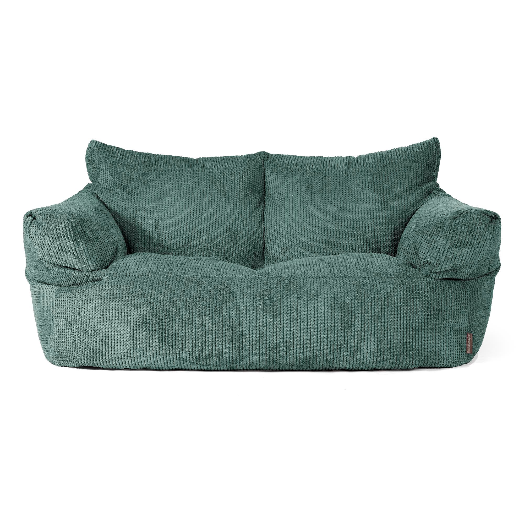 Lounge Pug Josephine Bean Bag Sofa Cord Forest Green Beanbag Couch