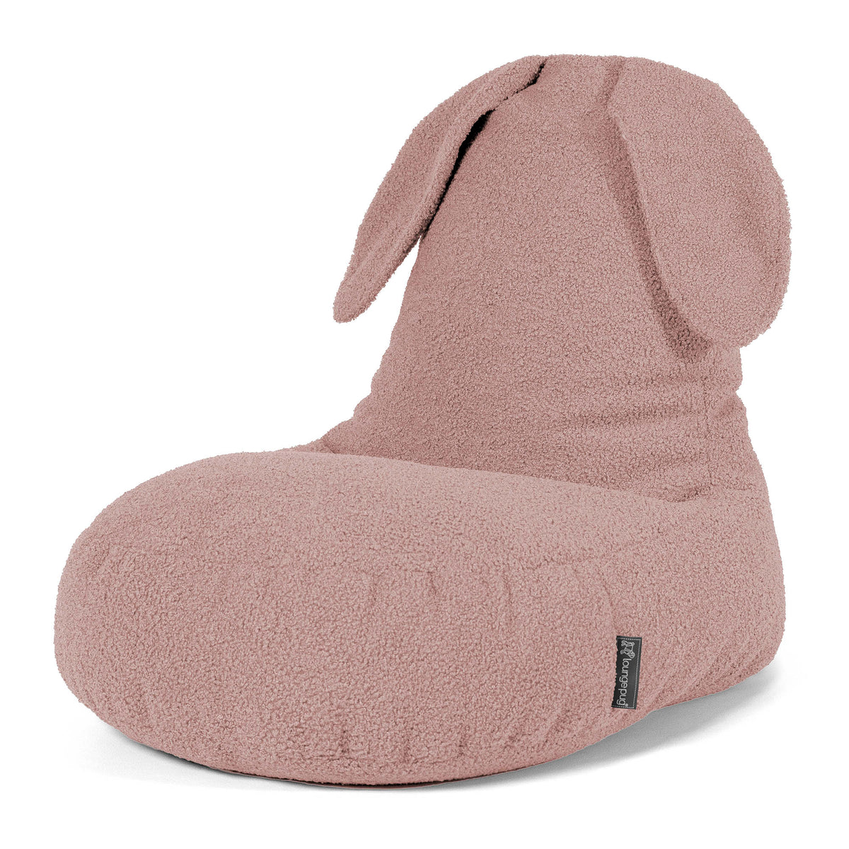 Lounge Pug Kids Rabbit Bean Bag Chair Boucle Pink Children's Animal ...