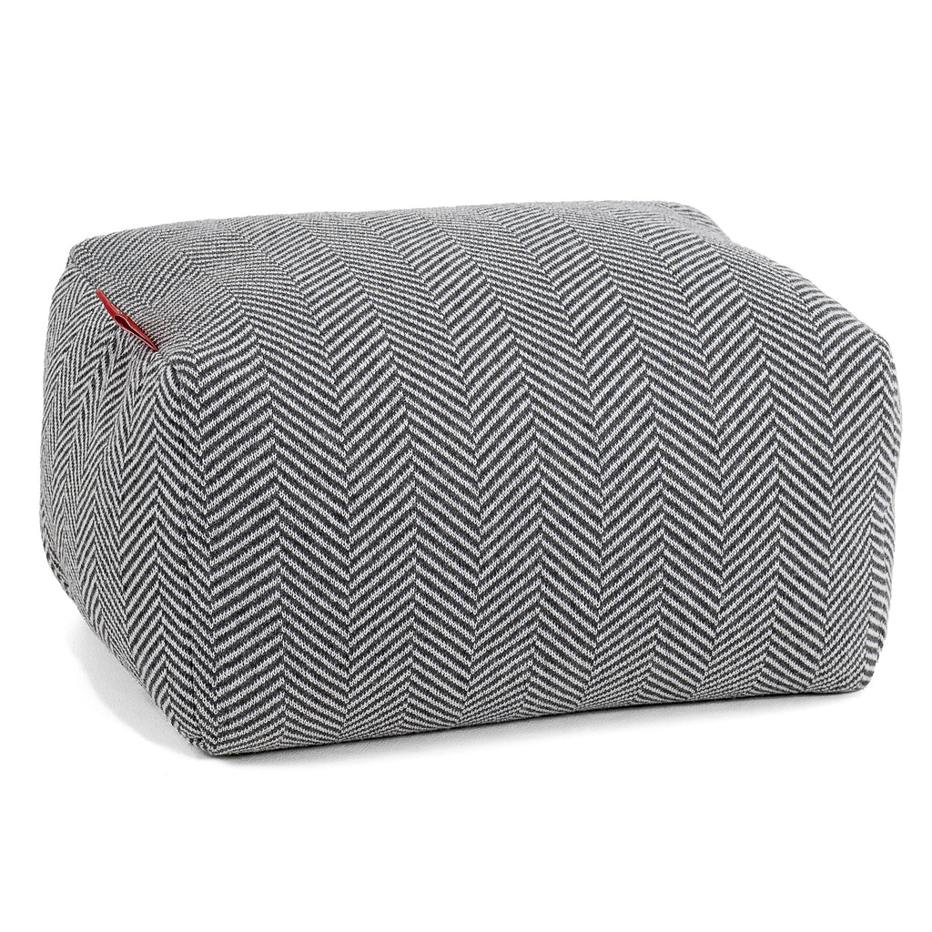 Grey knitted bean bag new arrivals