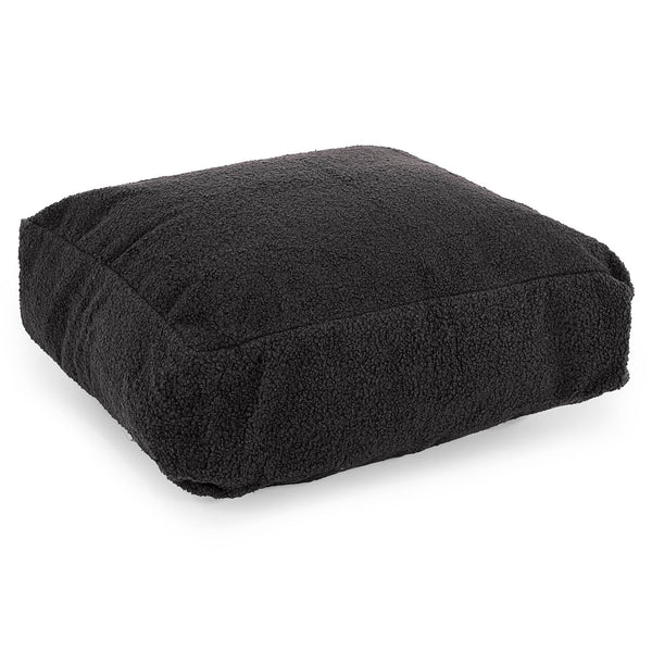 Large Floor Cushion Replacement Cover - Boucle 01