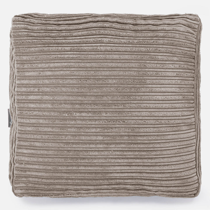 Large Floor Cushion - Cord Dovetail Grey 03