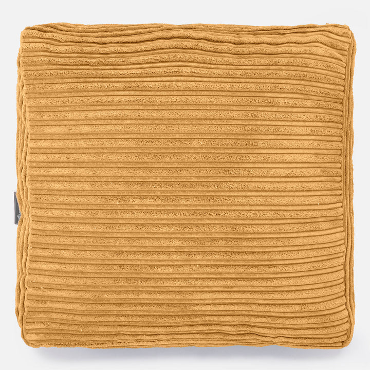 Large Floor Cushion - Cord Golden Honey 03