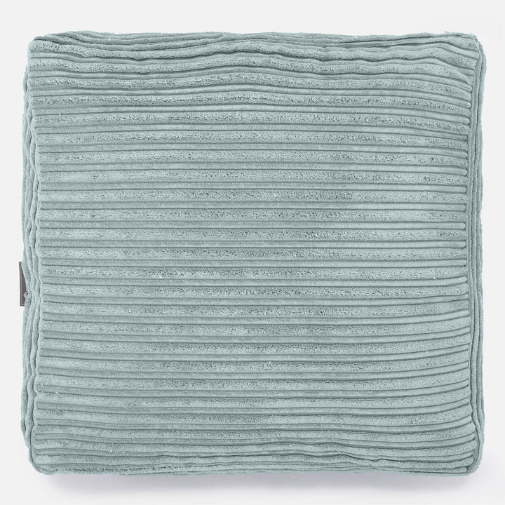 Large Floor Cushion - Cord Mint Green 03