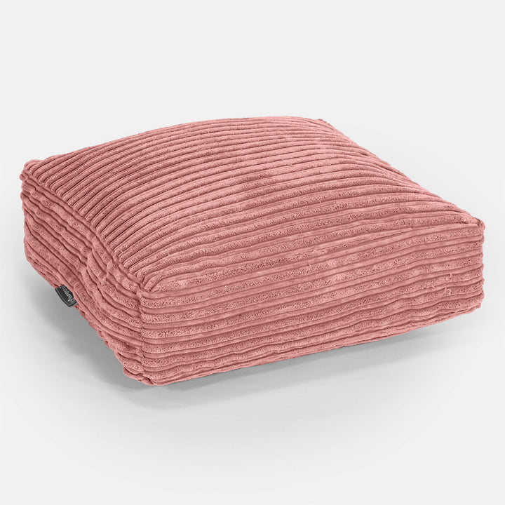 Large Floor Cushion - Cord Peach 01