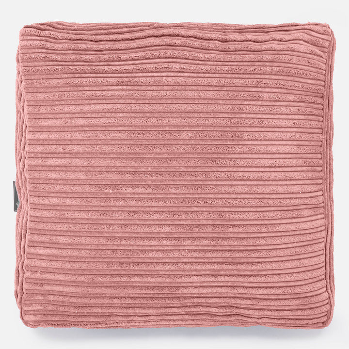 Large Floor Cushion - Cord Peach 03