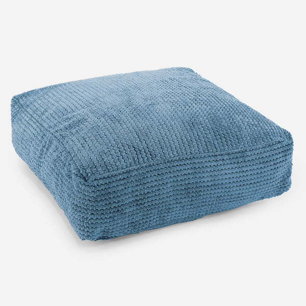 Large Floor Cushion - Pom Pom Sky Blue 01