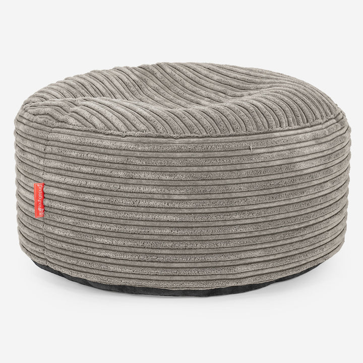 Ottoman Pouf - Cord Mink 02