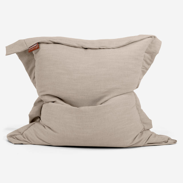 XL Pillow Beanbag - Linen Look Cream 01