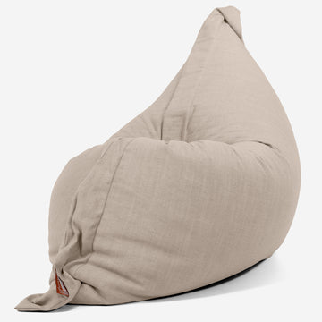 XL Pillow Beanbag - Linen Look Cream 02
