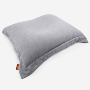 XL Pillow Beanbag - Linen Look Silver 03