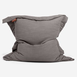 XL Pillow Beanbag - Linen Look Slate Grey