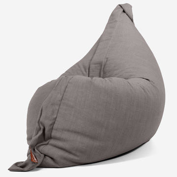 XL Pillow Beanbag - Linen Look Slate Grey 02