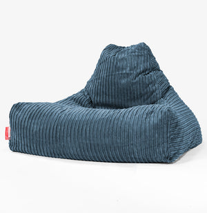 Lounger Beanbag - Cord Navy Blue