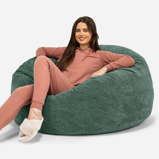 Mammoth Bean Bag Sofa - Pom Pom Emerald Green 01